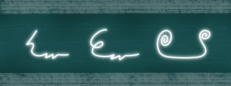 Symbole der Alten Sprache aus der Welt der Mavéa